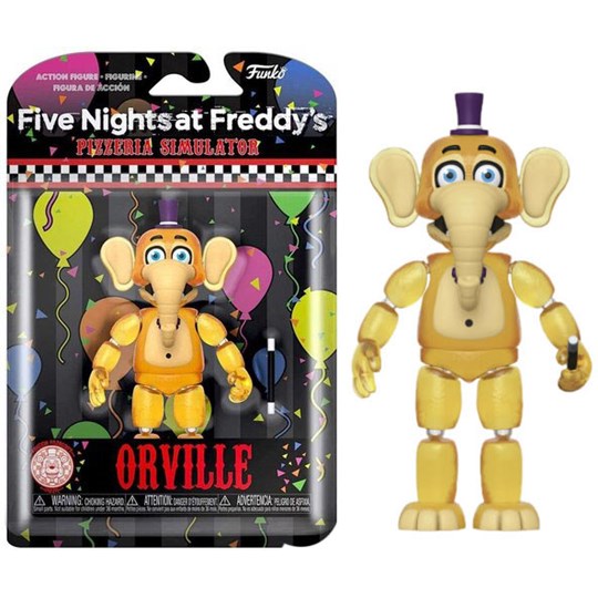 Boneco Articulado Orville Figure 12,5cm - Five Nights at Freddy's Pizzeria  Sim - FNAF - Geek Fanaticos
